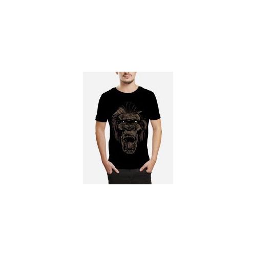Buy Ibrand Bad Monkey T-Shirt - Black in Egypt