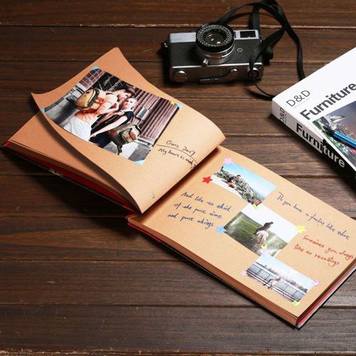 Generic Handmade DIY Album Paste Vintage Tether Album Our Adventure Book Up  Family Scrapbook Photo Album @ Best Price Online