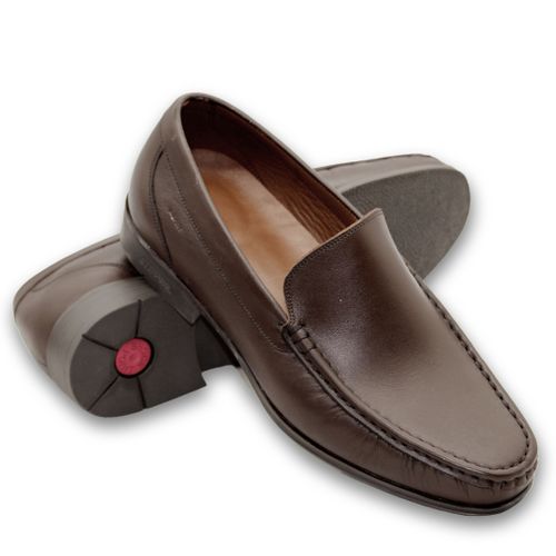 Buy Silver Shoes Men Formal Brown Shoes in Egypt