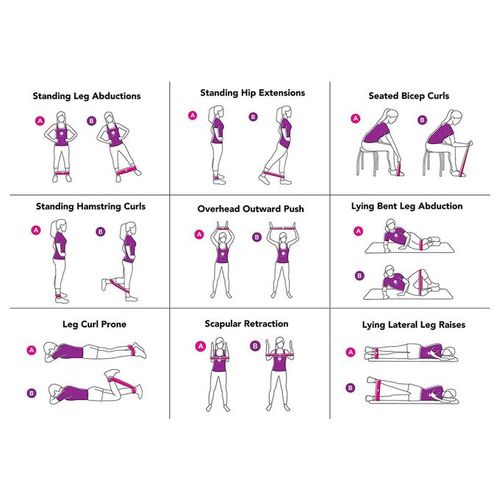 product_image_name-Generic-أشرطة المقاومة للتمارين الرياضية من إكسياوي - مجموعة أشرطة رياضية باللون الأخضر-2