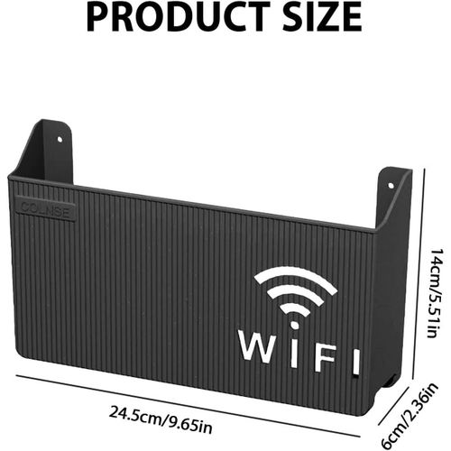 product_image_name-Generic-صندوق تخزين راوتر واي فاي، يثبت على الحائط، رف تخزين جداري لغرفة المعيشة والتلفزيون - رف علوي لديكور المنزل-2