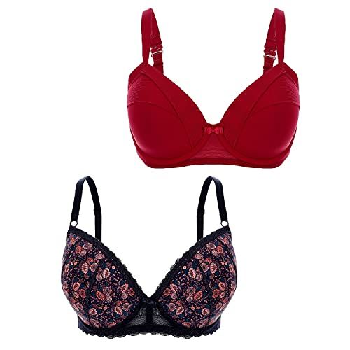 2-pack Microfiber Padded Underwired Bras