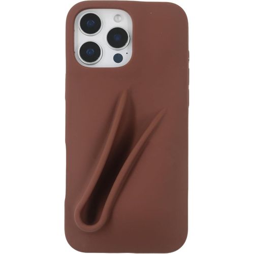 product_image_name-Generic-غطاء هاتف من السيليكون بملمس ناعم لأيفون 16 Pro Max، تصميم مات بسيط، مقاوم للصدمات ومضاد لبصمات الأصابع (باللون البني التيراكوتا)-1