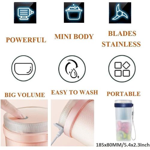 product_image_name-Generic-خلاط وعصارة فواكه يدوية محمولة مع كوب لترشيح العصير وحبل لسهولة الحمل - مثالي للرياضة والسموذي-3