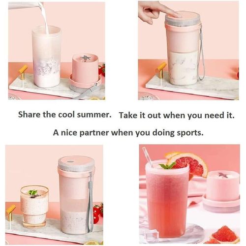 product_image_name-Generic-خلاط وعصارة فواكه يدوية محمولة مع كوب لترشيح العصير وحبل لسهولة الحمل - مثالي للرياضة والسموذي-5