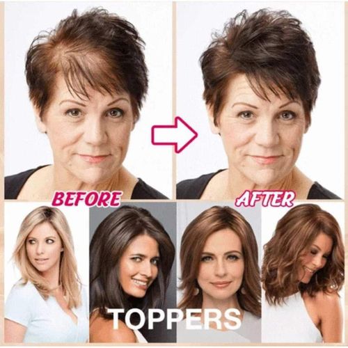 product_image_name-Generic-بيست وير 01 وصلات شعر، بشري محاكي للنساء تتحمل درجات الحرارة العالية، شعر مستعار صناعي (بني)-4