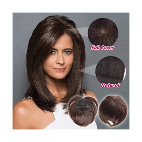 product_image_name-Generic-بيست وير 01 وصلات شعر، بشري محاكي للنساء تتحمل درجات الحرارة العالية، شعر مستعار صناعي (بني)-5