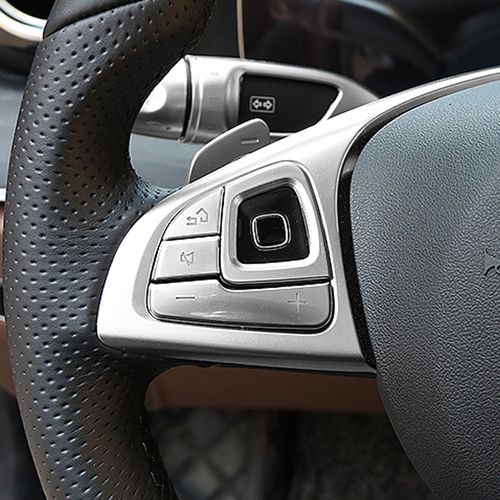 Car Styling Auto Accessories Interior Steering Wheel Button Cover