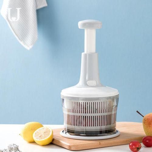 اشتري Hand Manual Pull Cord Vegetable Manual Hand Pull Food Chopper Large Capacity Kitchen Garlic Vegetable Blender Mincer في مصر