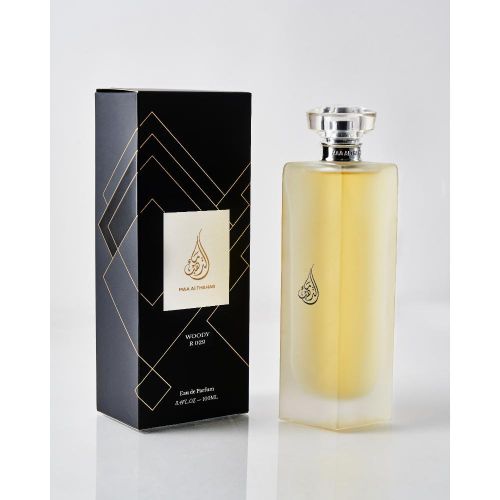 product_image_name-Maa Allthahab-Woody R165 EDP Long Lasting and Bold Woody Aromatic Scent 100 ML -  Inspired by Kouros Silver for Men.-1