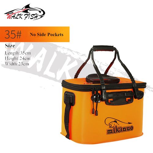 WALK FISH Portable EVA Fishing Bag Collapsible Fishing Bucket Live