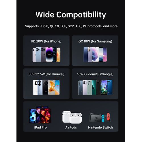 product_image_name-JOY ROOM-JR-QP195 joyroom Power Bank 20000mAh- Super Fast Charging 22.5W- Black +Free Mobile Holder-7