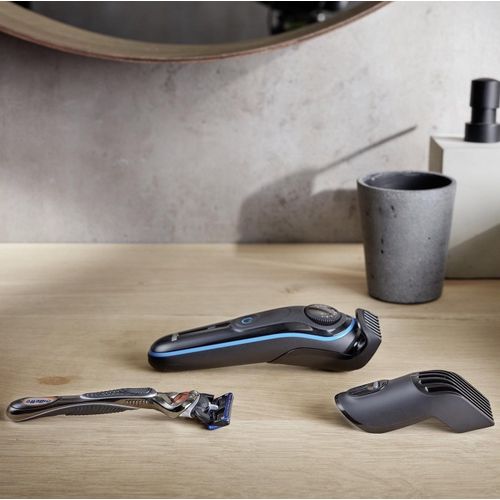 braun beard trimmer with gillette razor bt3040