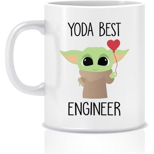 product_image_name-Generic-Yoda أفضل مهندس - كوب مهندس - هدية أفضل مهندس في العالم، مطبوع على الجانبين-1
