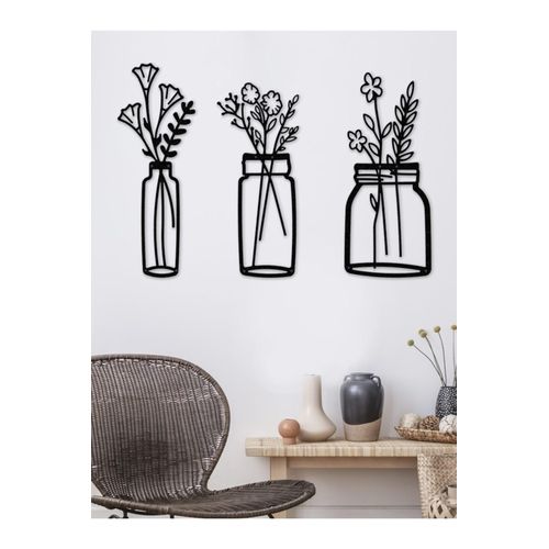 product_image_name-Generic-مجموعة من 3 قطع من ديكورات الحائط على شكل زهور الربيع-3