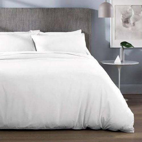 Buy Line Sleep Quilt Cover, Plain White, 180* 240 Cm in Egypt