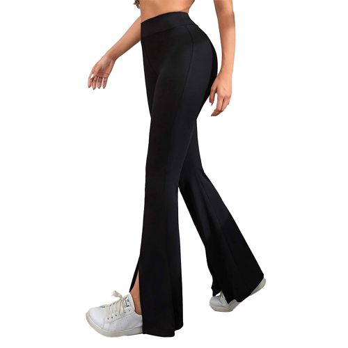 LUXUR Women Yoga Pants High Waist Bottoms Elastic Waisted Leggings