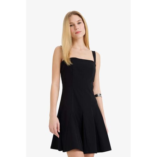 product_image_name-Defacto-فستان قصير بحمالات-2