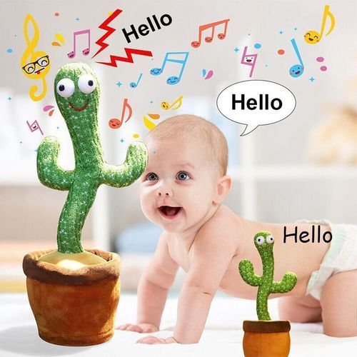 Buy Dancing Cactus Twisting Music Toy USB -Green in Egypt