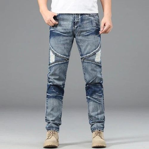 High Quality Mens Locomotive Denim Jeans Designer Straight Jeans Trousers  For Men With Ripped Details For Comfortable Casual Wear From Eqzhi, $32.9 |  DHgate.Com