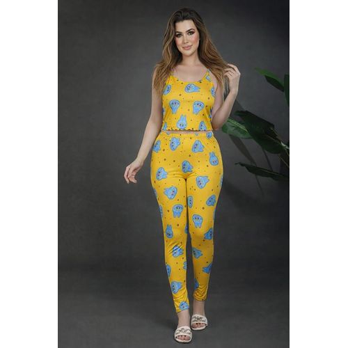 product_image_name-Generic-طقم بيجاما صيفي قصير للنساء - قطن-1