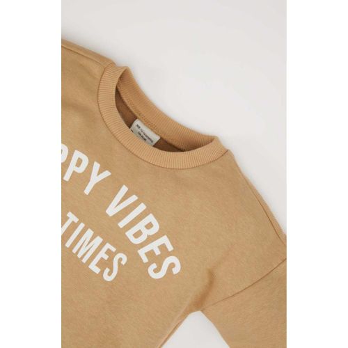 product_image_name-Defacto-Baby Boy Bike Neck Regular Fit Knitted Set - Beige-3