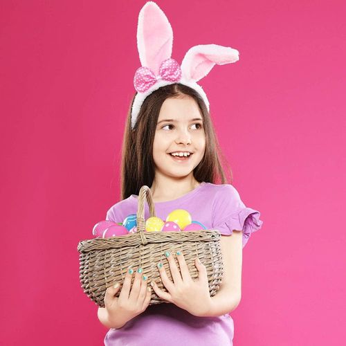 product_image_name-Generic-Kids Press on Nails Children, 120 Pieces Fake Nails Artificial Nail Tips Girls Full Cover Short False Fingernails for Girls Kids Nail Decoration (Bunny Pattern)-4