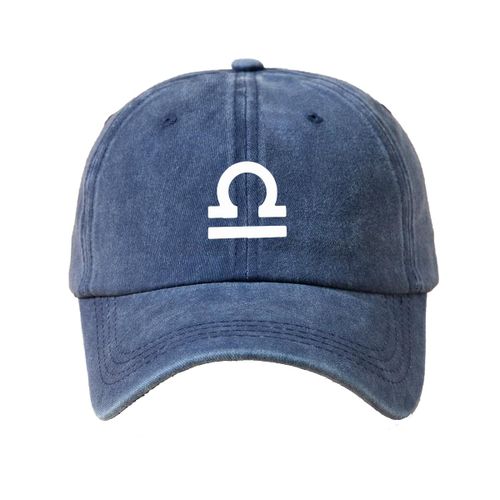 Generic Blue Libra Baseball Cap White