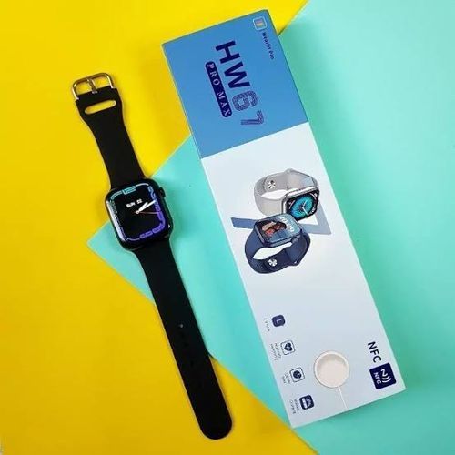 product_image_name-Iwo- ساعه ذكية ، بلوتوث ومكالمات مراقبه مع الاندرويد والا Hw67 برو ماكس -1