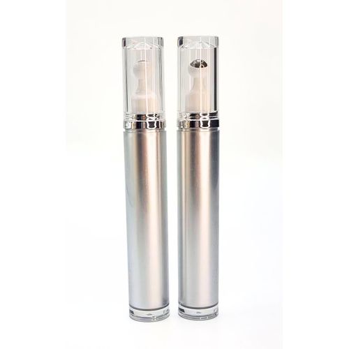 product_image_name-Generic-زجاجات دحرجة كريم العين مع كرات معدنية فضية، 2 قطعة - 15 مل، وعاء قابلة لإعادة الملء (فضي)-1