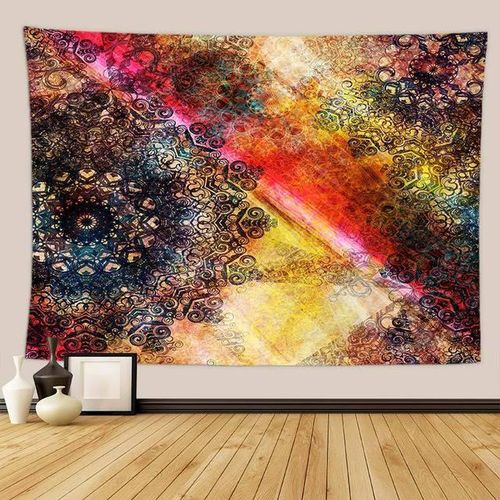Black mandala tapestry best sale