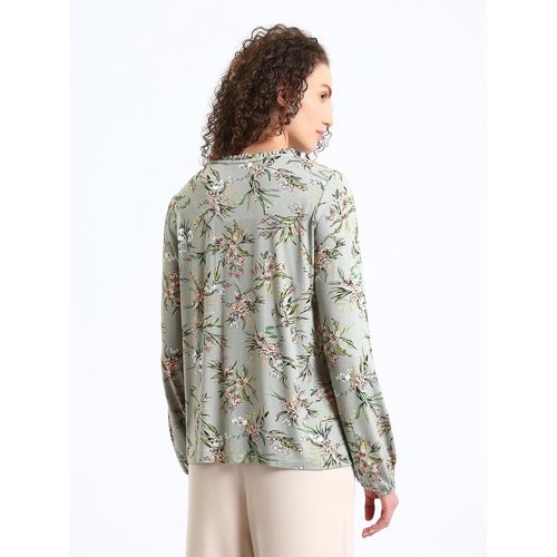 product_image_name-LC Waikiki-Tie Neck Patterned Blouse-5