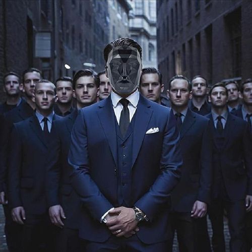 product_image_name-Generic-قناع بوس 2 قطعة، قناع قائد، مناسب لألعاب الحفلات، التنكر وأزياء هالوين-3