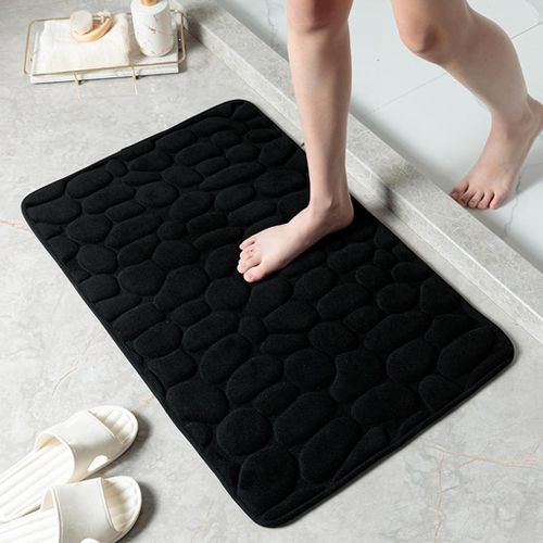 Home Bath Mat Non-slip Bathroom Carpet Soft Coral Velvet Kitchen