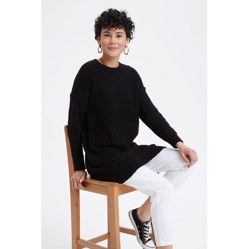 Defacto Woman Tricot Tunic - Black