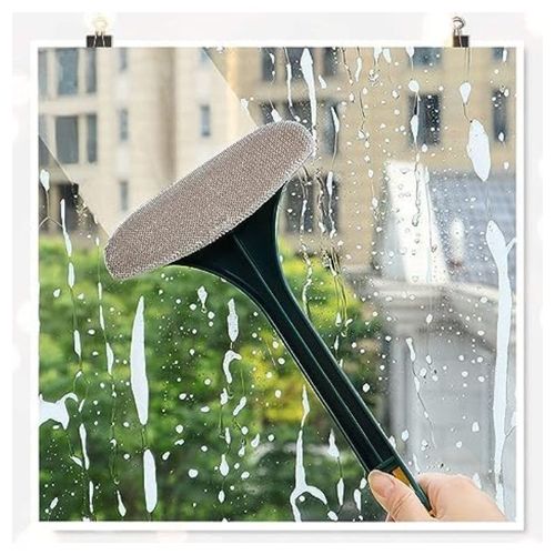 Mesh Screen Cleaner 2in1 Window Cleaning Brush Glass Wet Dry Double Washing  Tool