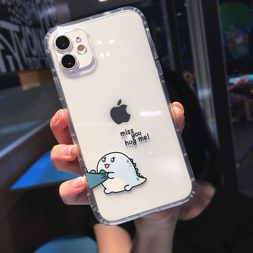 For iphone X XR iphoneX Phone Cove Cute Flower Cartoon Dinosaur Back Cover  Soft TPU Phone Case For APPLE iphone X Fundas Capa