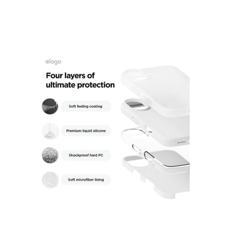product_image_name-Generic-Compatible with iPhone 16 Case, Premium Liquid Silicone Case, Full Body Protective Case, Shockproof, Anti-Scratch Soft Microfiber Lining (White)-3