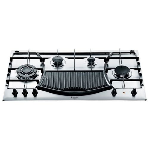 product_image_name-Ariston-Ph 941 Mstb Gh بوتاجاز بلت إن - 90 سم - 4 شعلات - فضي -1