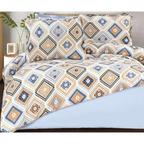 product_image_name-Generic-طقم ملايه سرير كبير 4قطع خامه قطنيه عامرية 260*240لسرير فلات-1