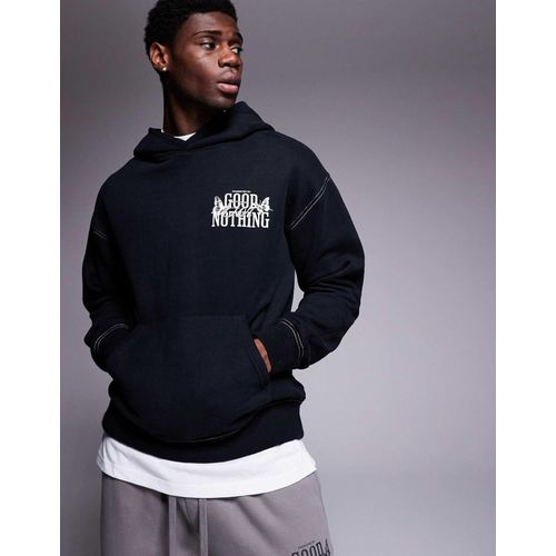 product_image_name-Generic-سترة هودي قطنية بحجم كبير، تصميم موضة فضفاض للرجال والنساء مع أكمام طويلة فضفاضة-4