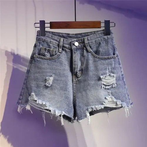16 Jeans Sexy Summer White High Waist Short Pants Plus Size Vintage Wide  Leg shorts @ Best Price Online