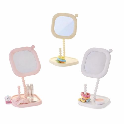 product_image_name-Generic-مرآة مكياج مكتبية بقاعدة تخزين وحامل مرن-1