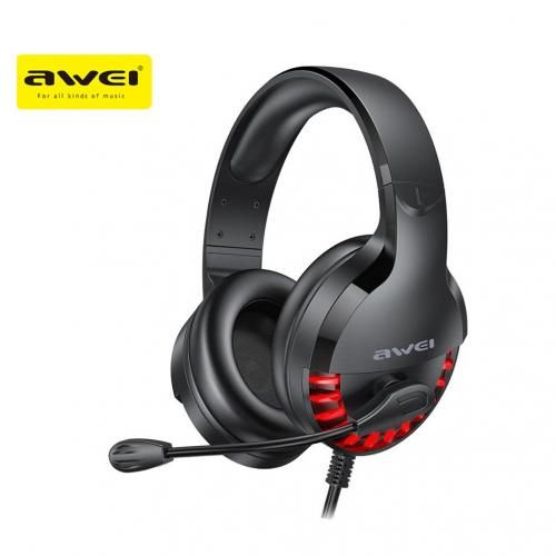 اشتري Awei ES-770i E-Sports Gaming Headphones Wired Headset With Omni-directional Microphone في مصر