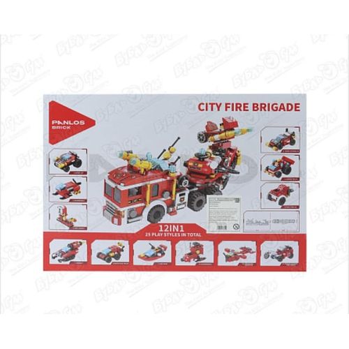 اشتري Construction Set Fire Truck 12in1 2 Assembly Options 557pcs في مصر