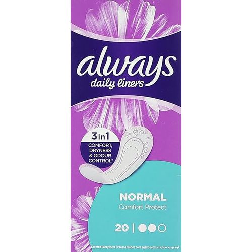 Buy Always Daily Liners - 3 in 1 Normal - 20 Pcs in Egypt