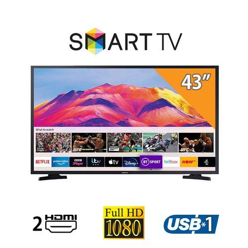 Buy Samsung UA43T5300 - 43-inch Full HD Smart TV With Built-In Receiver in Egypt