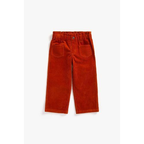 Paper bag top cord trousers