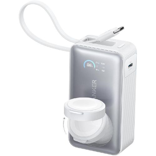 MagGo Power Bank 10K , 35W , For Apple Watch - White