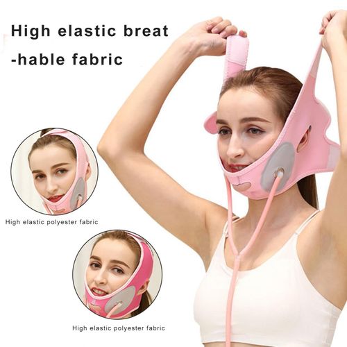 Generic Improve Double Chin V-line Face Shaper Double Chin Tightener for  Face Pink @ Best Price Online